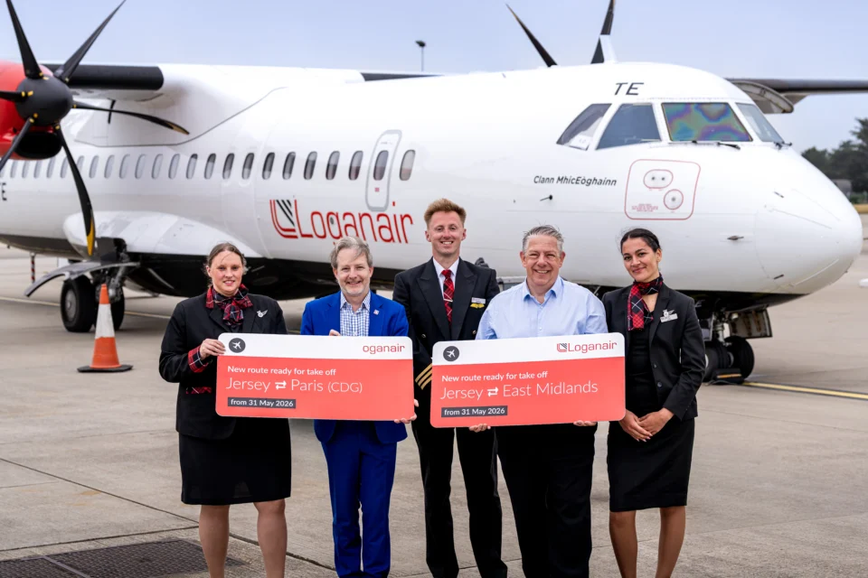 Loganair connects Jersey to Paris for the first time